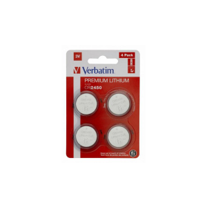 Baterii Verbatim, Lithium, Cr2450, 3V, 4Buc, 49535