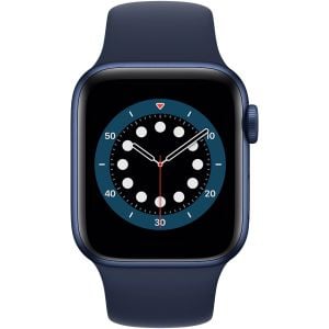 Ceas Smartwatch Apple Watch 6, GPS, Carcasa Blue, Aluminiu, 40mm, Deep Navy Sport Band