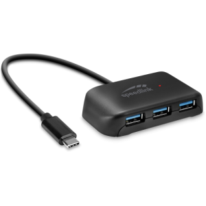 Hub Speedlink Snappy Evo 4 Ports Type-C To Usb, Negru