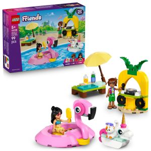 LEGO Friends: Petrecere la piscina cu unicornul si flamingo, 42658