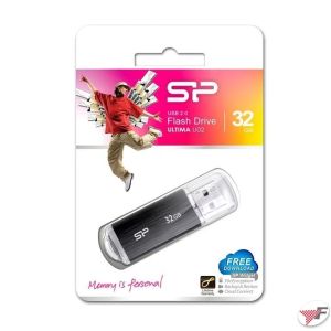 USB Flash Drive Silicon Power Ultima U02, 2.0, 32GB, Negru