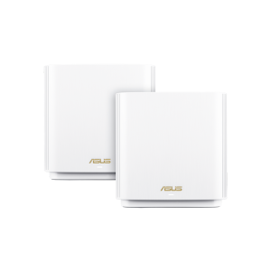 Sistem Wi-Fi Mesh Asus Zenwifi Xt8 (B-2-Pk)Ax6600, Tri-Band, Acoperire 510M, Quad-Core 1.5Gh 
