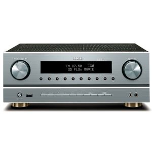 Amplificator Akai AS005RA-750B, 375W RMS, Argintiu