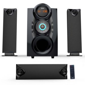 Sistem audio Akai SS028A-3208C, 3.1, bluetooth, radio FM, Negru