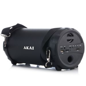 Boxa portabila Akai ABTS-12C, radio FM, karaoke, negru