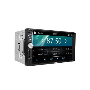 Player auto multimedia 2DIN Akai CA-2DIN7135S,display touchscreen 7 inch, fara DVD, 4x25W, bluetooth, USB, SD, telecomanda, Negru