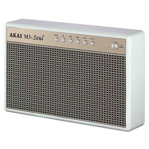 Boxa portabila Akai M3-SOUL, 20W, Bluetooth, USB, Aux in, functie incarcare dispozitive mobile, Alb