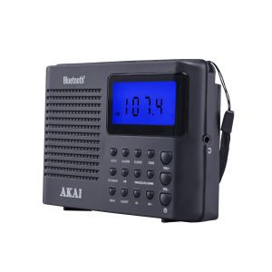 Radio portabil Akai APR-400, Bluetooth, AM/FM Radio, Negru