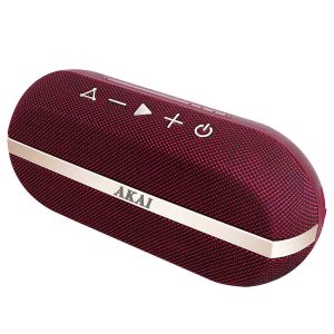 Boxa portabila Akai ABTSW-30R, 20W, Bluetooth, IPX7, Rosu