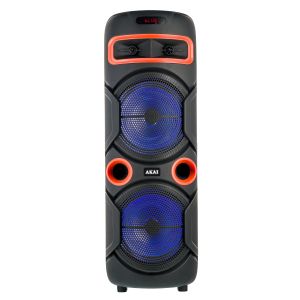 Boxa Portabila Akai Party Speaker 300, 50W, Radio, USB, micro-SD, Negru