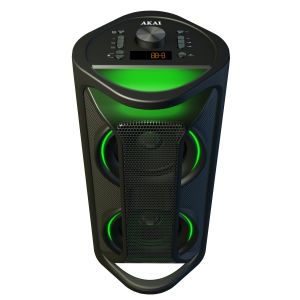 Boxa Portabila Akai Party Speaker 200, 40W, Radio, USB, micro-SD, Negru