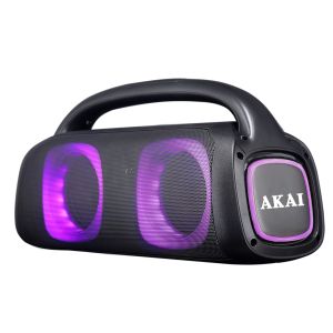 Boxa portabila Akai BT 5.0, putere 60W, Negru