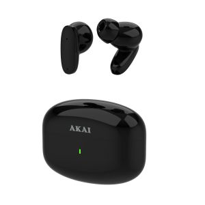 Casti In-Ear Akai BTE-J400ENC, True Wireless, Bluetooth, Negru