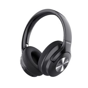 Casti Over the Ear Akai BTH-P100, Bluetooth, Negru