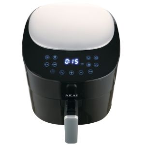 Airfryer Akai AAF-350, 1300 W, 3.5 litri, 8 programe, Negru