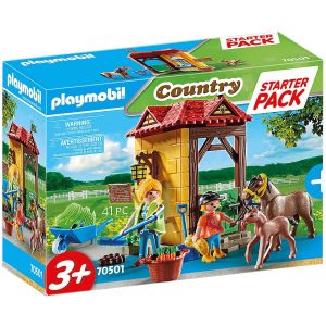 Jucarie Playmobil Country, Set ferma calutilor 70501