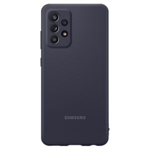 Husa de protectie telefon Samsung Silicone Cover pentru Samsung Galaxy A72, EF-PA725TBEGWW, Negru
