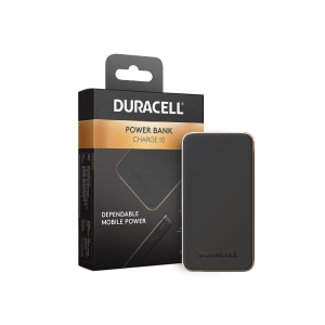 Baterie portabila Duracell Charge10, 10.000mAh, Negru