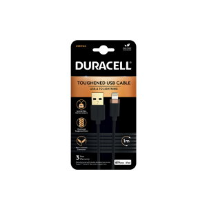 Cablu Duracell USB-A to Lightning C89 1m Negru