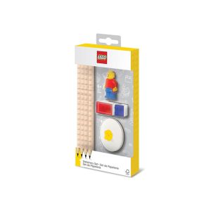 Set LEGO cu o minifigurina, 4 creioane, 1 topper, 1 ascutitoare, 52053