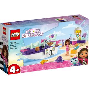 LEGO Gabby's Dollhouse: Barca cu spa a lui Gabby si a Pisirenei