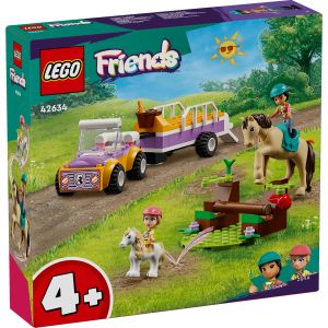 LEGO Friends: Remorca cu ponei si cal