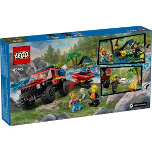 LEGO City: Camion 4X4 si barca de pompieri