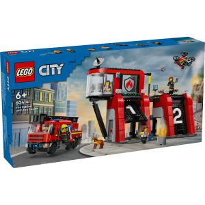 LEGO City: Statie si camion de pompieri