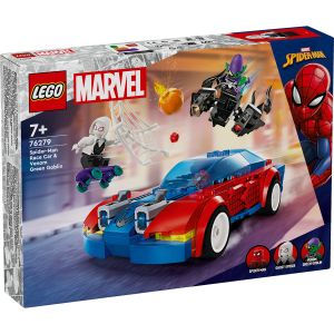 LEGO Marvel Super Heroes: Masina de curse a Omului Paianjen si Venom Green Goblin