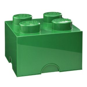 LEGO Cutii depozitare: Cutie depozitare LEGO 4 verde inchis