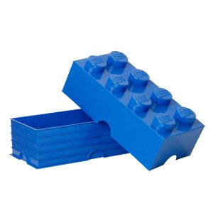 LEGO Cutii depozitare: Cutie depozitare LEGO 2x4 albastru inchis