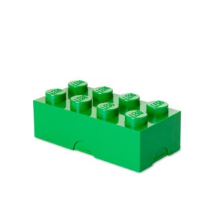 LEGO Recipiente alimentare: Cutie LEGO pentru sandwich verde inchis