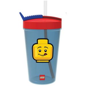 LEGO Recipiente alimentare: Pahar LEGO Classic cu pai