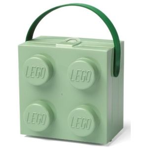 LEGO Recipiente alimentare: Cutie pentru sandwich 2x2 verde