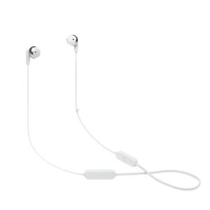 Casti In-Ear, JBL Tune 215, Bluetooth, Asistent vocal, Pure Bass, 16 h, Multi-point, Alb