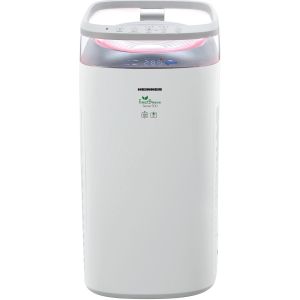 Purificator de aer Heinner HPA-M500, generator ioni negativi, filtru compus (include filtru HEPA 13), 3 trepte de ventilare, buton reglare intensitate, putere: 35W, alb, cu panou de comanda, argintiu