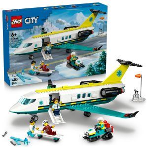 LEGO City: Avion-ambulanta pentru urgente, 60465