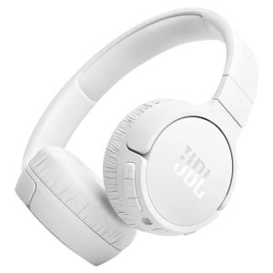 Casti Bluetooth, JBL, Tune 670NC, Cu anulare activa a zgomotului, Alb