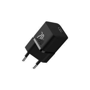 Incarcator retea Baseus GaN5 Mini, 20W, USB-C, Fast Charger, Negru