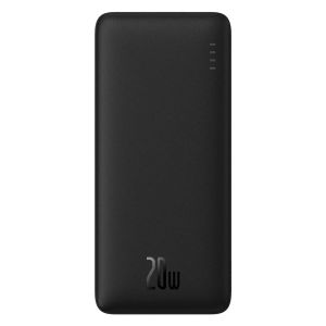 Baterie externa Baseus Airpow, 20000mAh, 20W, Incarcare rapida, USB-C, USB-A, cablu USB-C la USB-A inclus, Violet