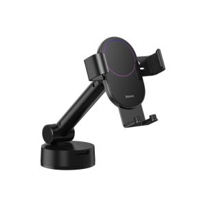 Suport auto Baseus Simplism Gravity, Rotire 360 grade, Negru