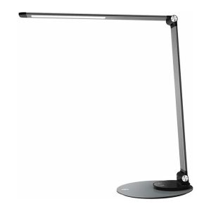 Lampa de birou cu LED TaoTronics TT-DL22, 10W, 550 lm, 6 Niveluri de Luminozitate, Incarcare USB, Control Touch, Negru