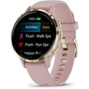 Ceas Smartwatch Garmin Venu 3S Pink Dawn/Soft Gold