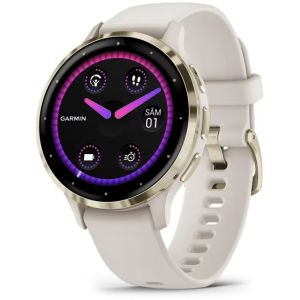 Ceas Smartwatch Garmin Venu 3S, Ivory/ Soft Gold