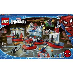 LEGOÂ® Marvel Super Heroes: Atacul asupra bazei lui Spider-Man, 466 piese, 76175, Multicolor
