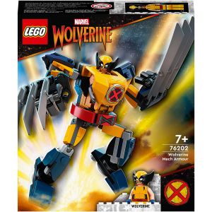 LEGOÂ® Super Heroes Marvel: Robot Wolverine, 142 piese, 76202, Multicolor