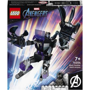 LEGOÂ® Super Heroes Marvel: Robot Black Panther, 125 piese, 76204, Multicolor