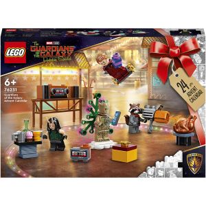 LEGO Marvel Super Heroes: Calendar de Craciun LEGO Super Heroes, 268 piese, Multicolor, 76231, Multicolor 