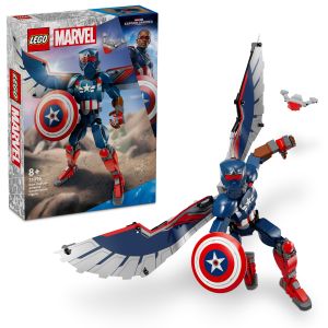 LEGO Marvel Super Heroes: Figurina de constructie Capitanul America, 76296