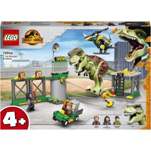 LEGOÂ® Jurassic World: Evadarea dinozaurului T.rex, 140 piese, 76944, Multicolor